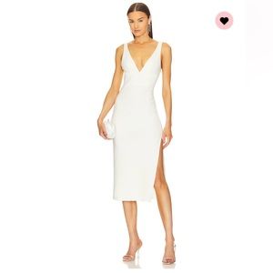 Amanda Uprichard Nelly Ivory Dress